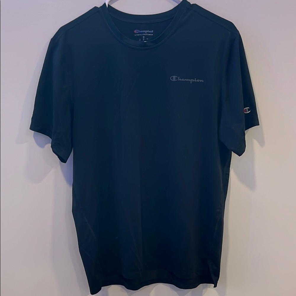 Champion Black Short Sleeve Tee